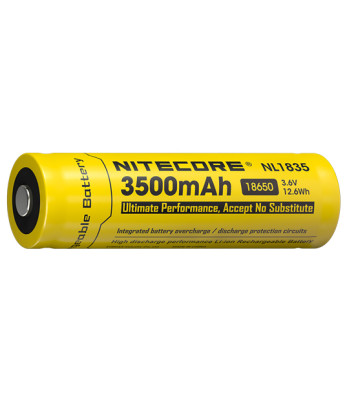 Batterie rechargeable Li-ion 18650 3500mAh - Nitecore