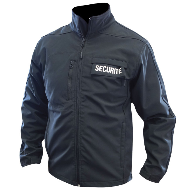 Bluza Softshell Bezpieczeństwo Czarna - Patrol