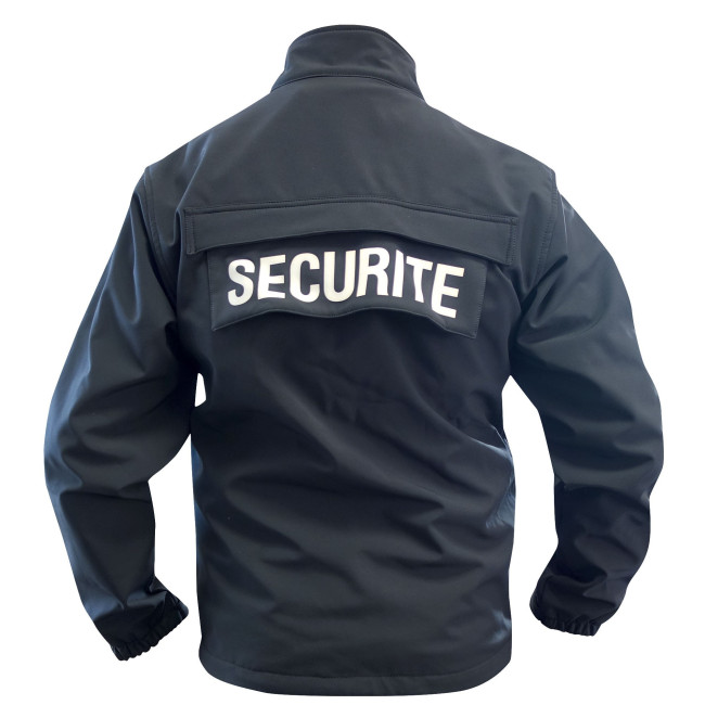 Sicherheits-Softshell-Jacke Schwarz - Patrol