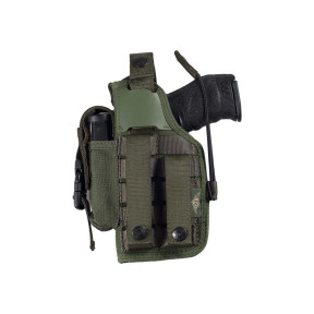 Holster BDU MOLLE ambidextre vert olive - Radar