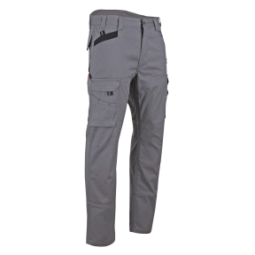 Pantalon canvas extensible Torche Gris acier - LMA