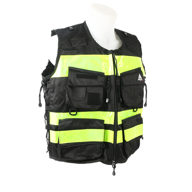 Gilet d'intervention multi-poches STAFF ACCESS noir - Dimatex