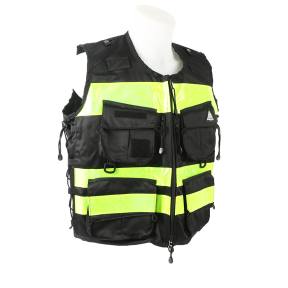 Gilet d'intervention multi-poches STAFF ACCESS noir - Dimatex