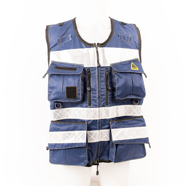 Multi-pocket interventievest STAFF ACCESS donkerblauw - Dimatex