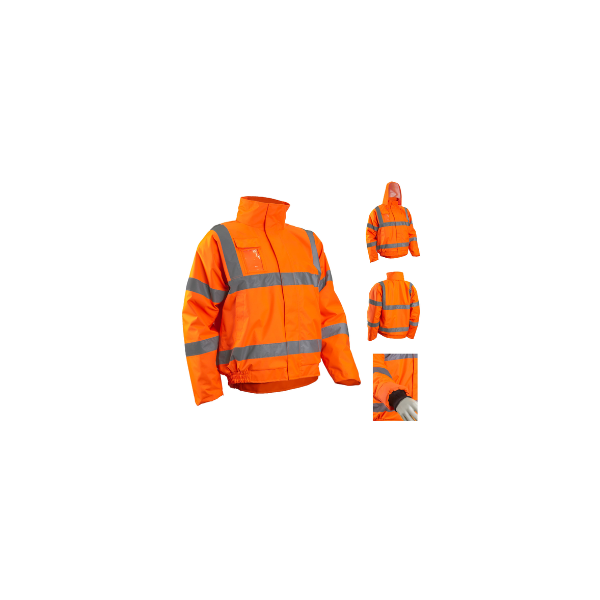 Blouson Softshell Haute Visibilité Orange Et Marine Fjord 3