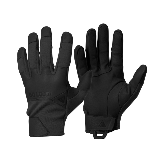 Kurze taktische Nomex-Handschuhe CROCODILE schwarz - Direct Action