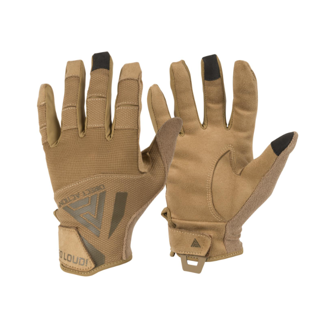Harte Handschuhe aus Kunstleder coyote - Direct Action