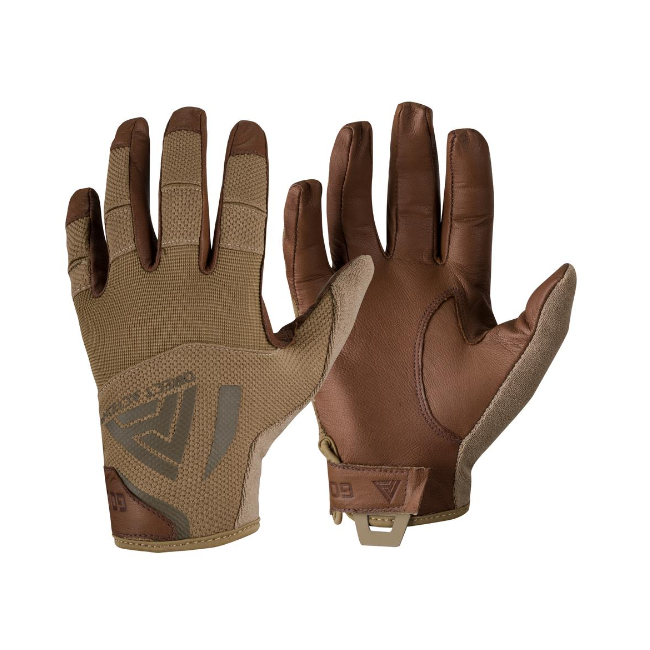 Harte Handschuhe aus echtem Leder coyote - Direct Action