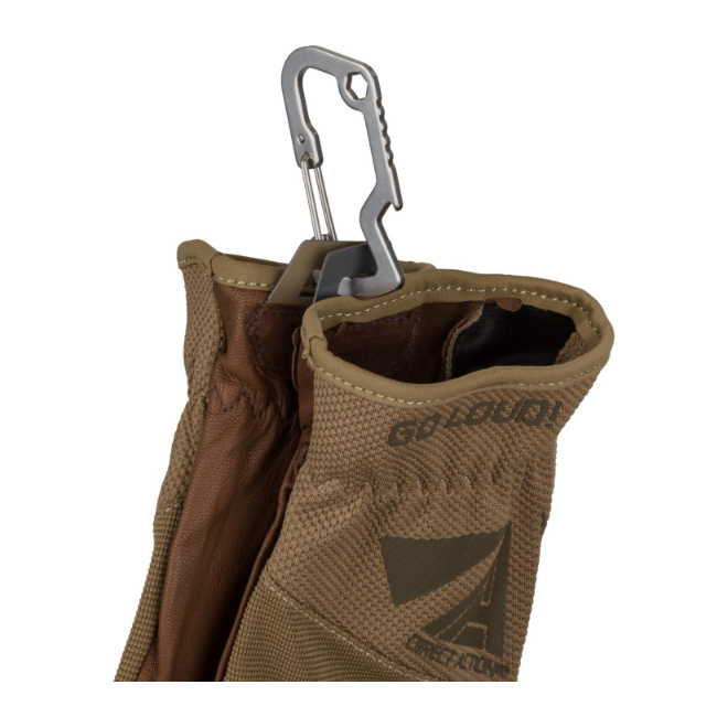 Gants durs en cuir véritable coyote - Direct Action
