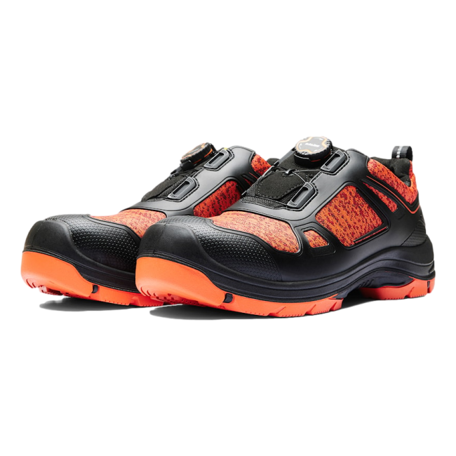 Veiligheidsschoenen Gecko S3 SRC HRO ESD Oranje en zwart - Blaklader