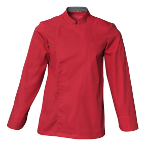 Veste de cuisine manches longues Cookie Rouge - SNV