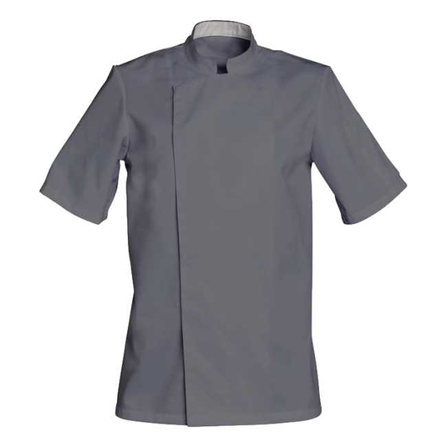 Veste de cuisine manches courtes Cookie Gris - SNV