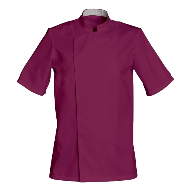 Veste de cuisine manches courtes Cookie Prune - SNV