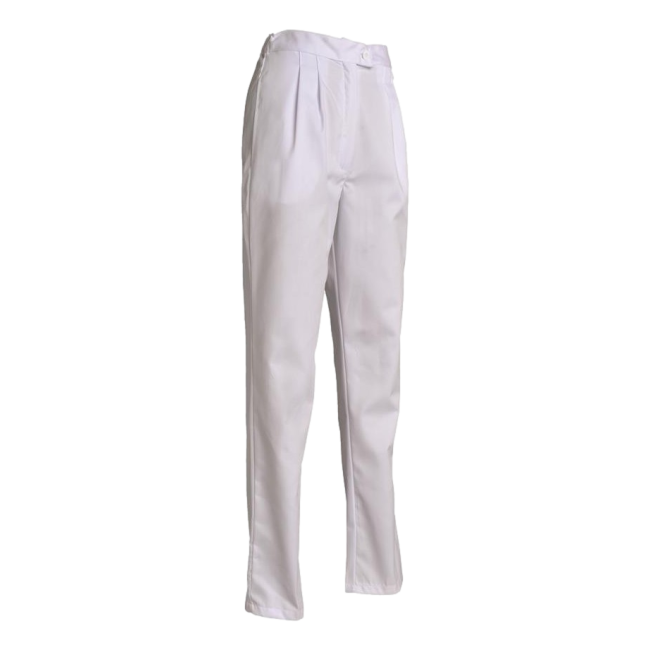 Pantalon de cuisine Gisèle Blanc - SNV
