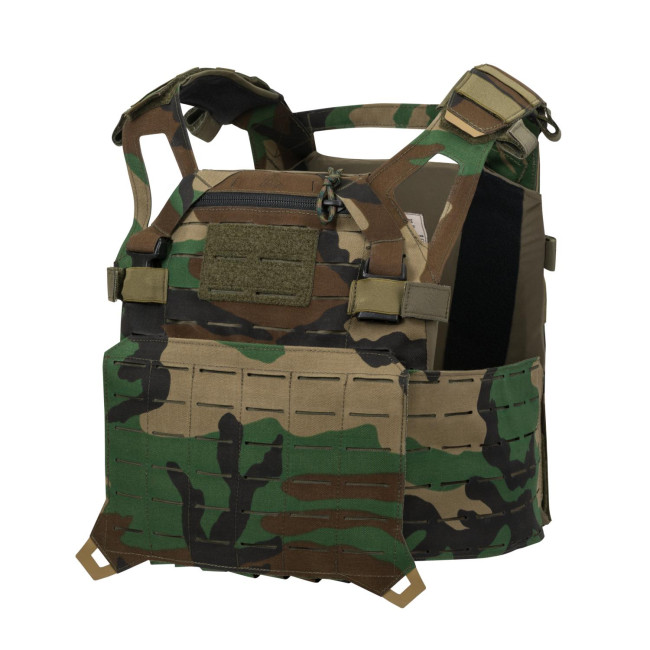 Draagplaten Spitfire in cordura woodland - Direct Action