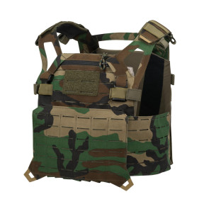 Porte-plaques Spitfire en cordura woodland - Direct Action