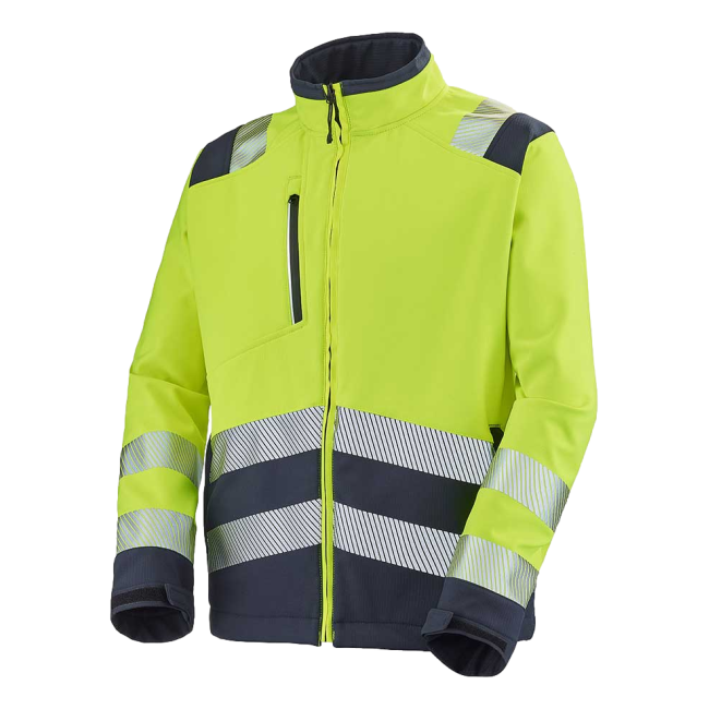 Softshell HV Tatras XP fluorgeel en marineblauw - Lafont