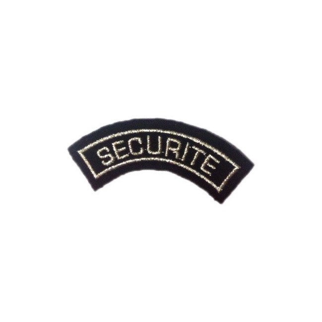 Badge demi-lune SECURITE Badge demi-lune SECURITE