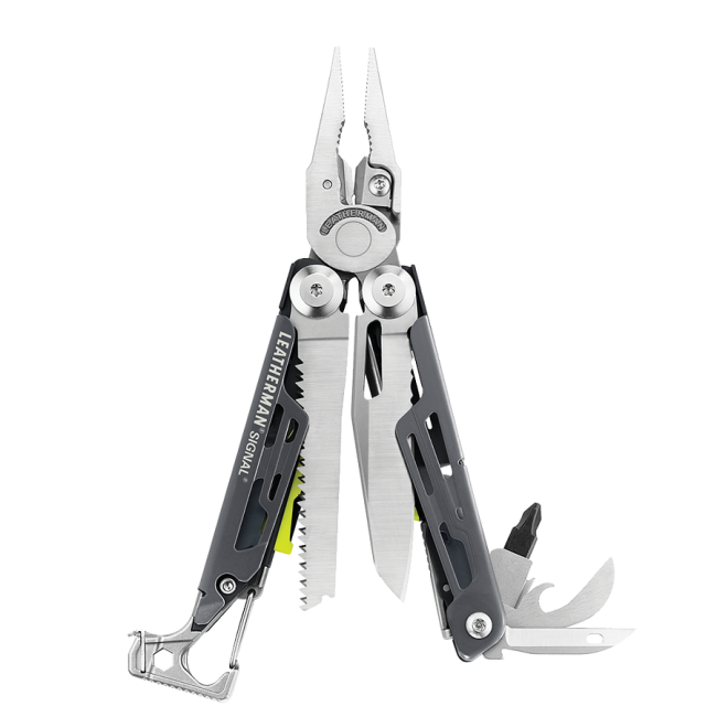 Pince multifonctions 19 outils Signal en boîte Gris - Leatherman