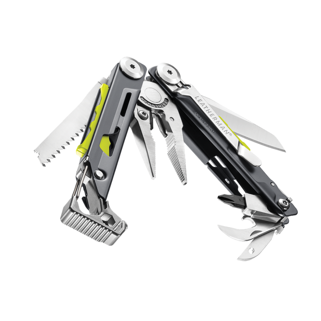Szczypce wielofunkcyjne 19 narzędzi Signal w pudełku Szary - Leatherman