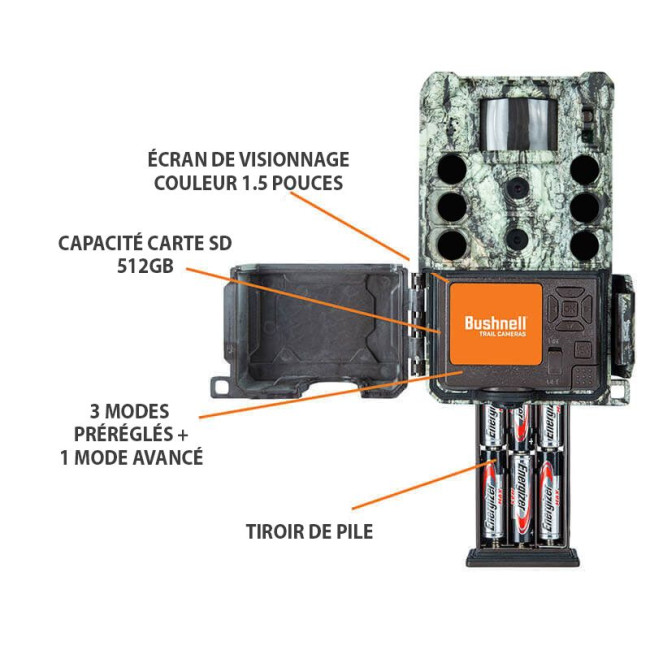 Piège photographique Core DS 4K no glow 32MP - Bushnell
