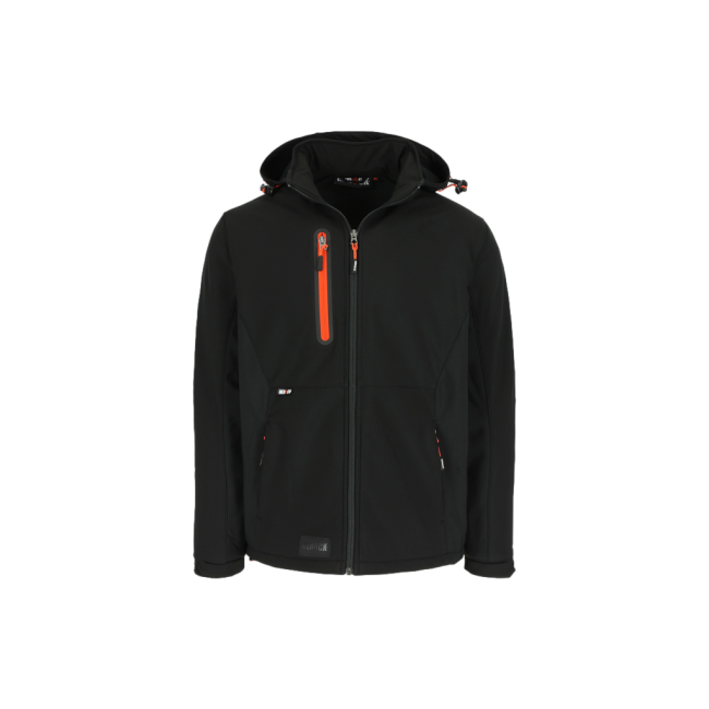 Trystan Softshell-Jacke Schwarz - Herock