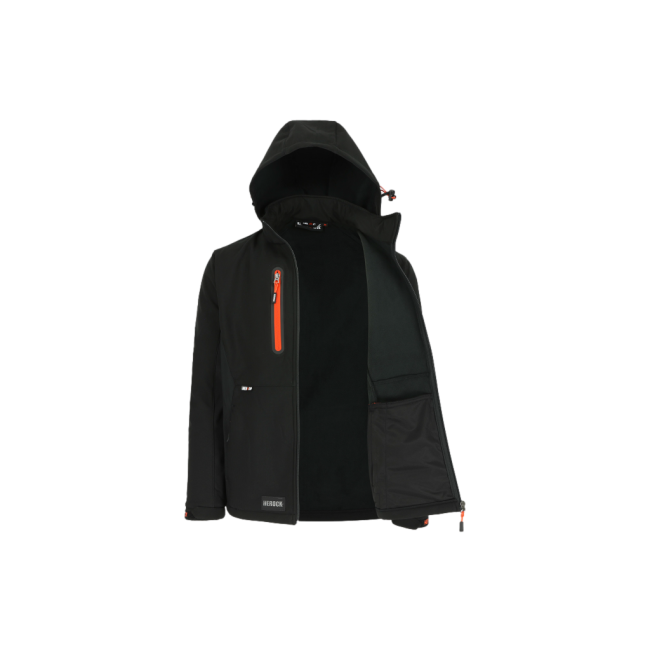 Trystan Softshell-Jacke Schwarz - Herock