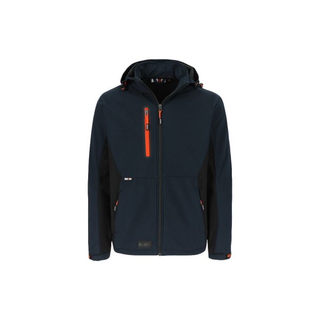 Trystan softshell veste Bleu Marine/Noir - Herock