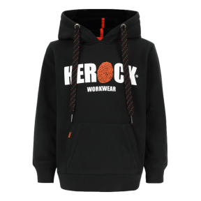 Sweater avec capuchon enfant Hero Kids Noir - Herock
