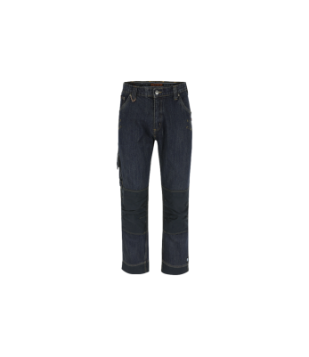 Pantalon de travail Kronos en jean bleu foncé - Herock