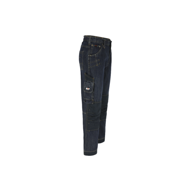 Pantalon de travail Kronos en jean bleu foncé - Herock