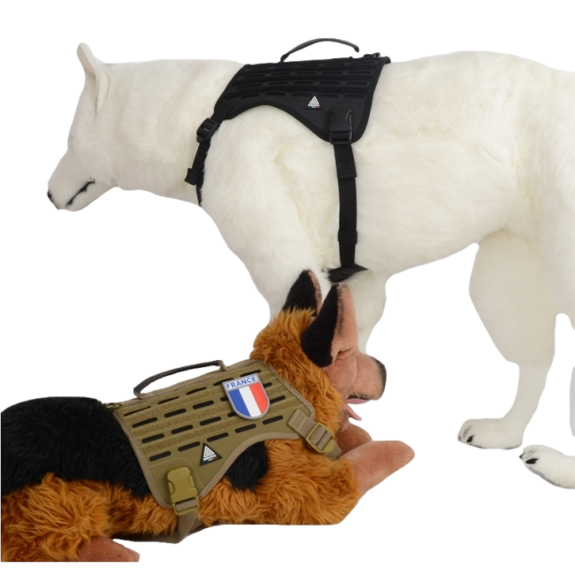 Harnais pour chien Drakken Assaut Coyote - Dimatex