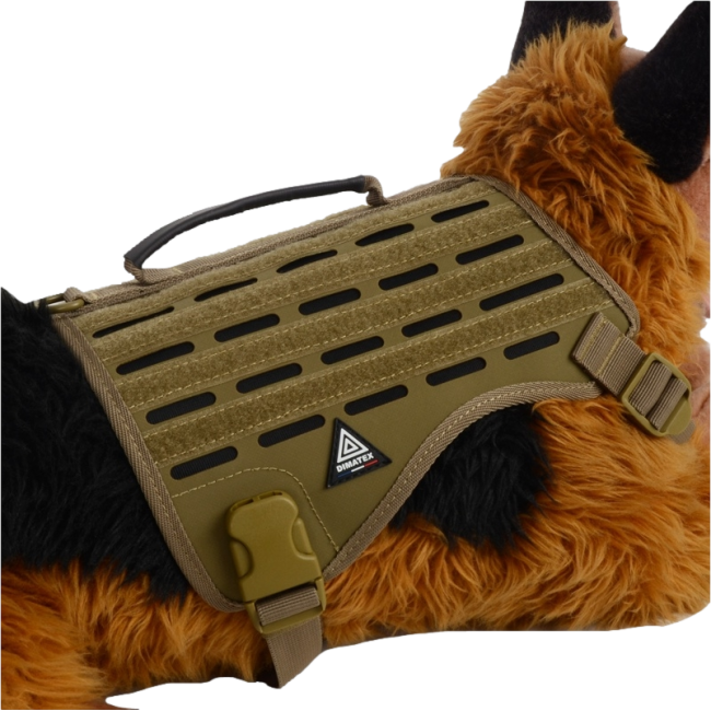 Harnais pour chien Drakken Assaut Coyote - Dimatex