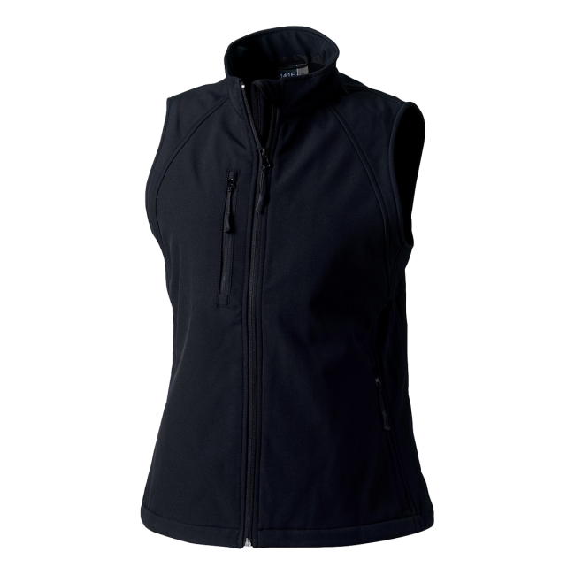 Softshell Bodywarmer voor Dames Zwart - Russell