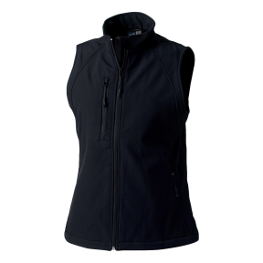 Softshell Bodywarmer voor Dames Zwart - Russell