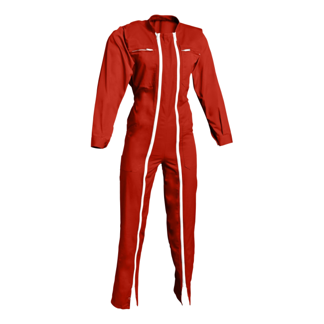 Combinaison de travail double fermeture Victor Rouge - SNV