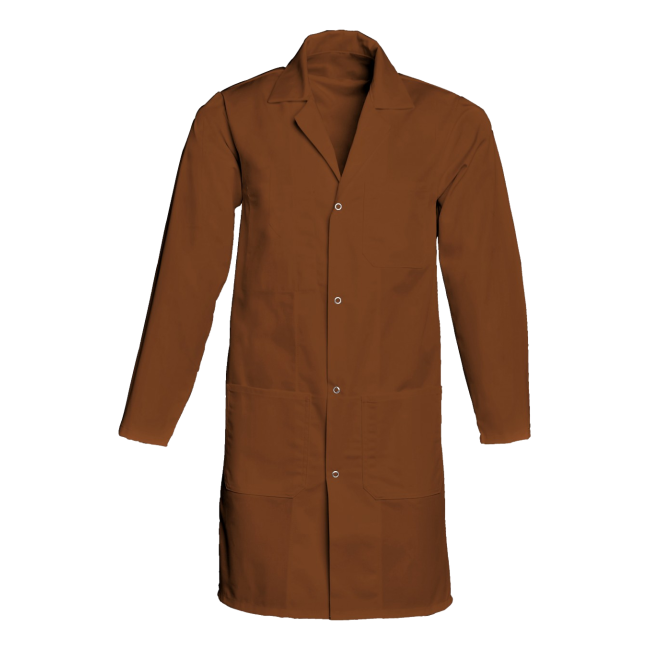 Blouse de travail pression Xavier Marron - SNV