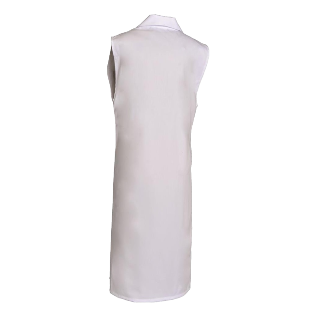 Blouse sans manches polycoton Madona Blanc - SNV