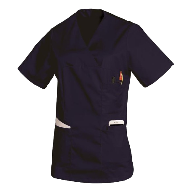 Tunique de travail femme Julia Bleu marine - SNV