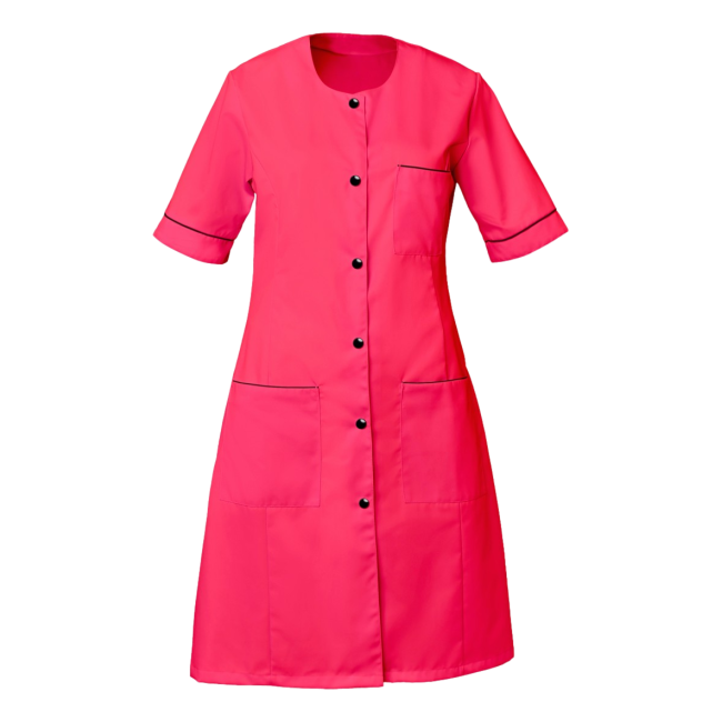 Blouse femme manches courtes Ariana Rose et noir - SNV