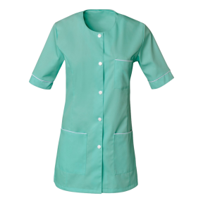 Tunique femme manches courtes Taylor Vert Nil et blanc - SNV
