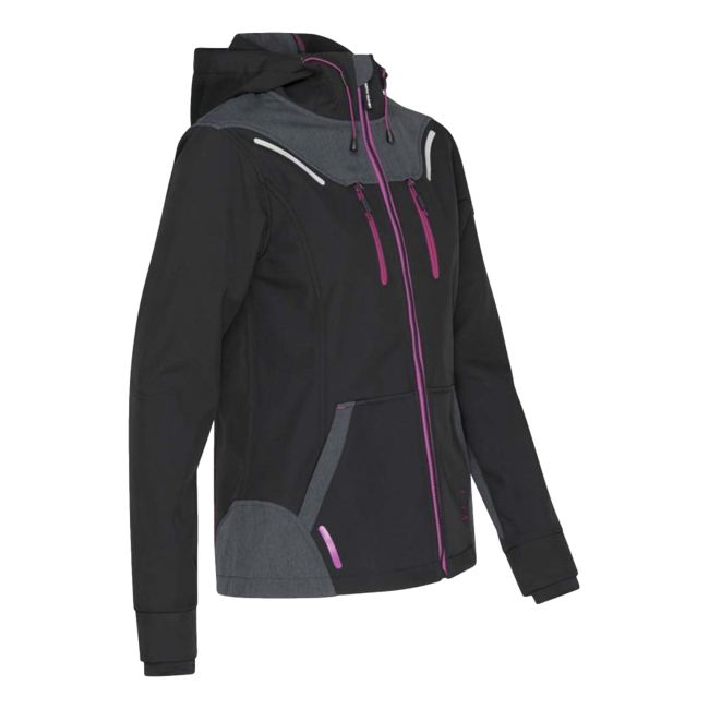 Blouson Florence Noir et fuchsia - North Ways