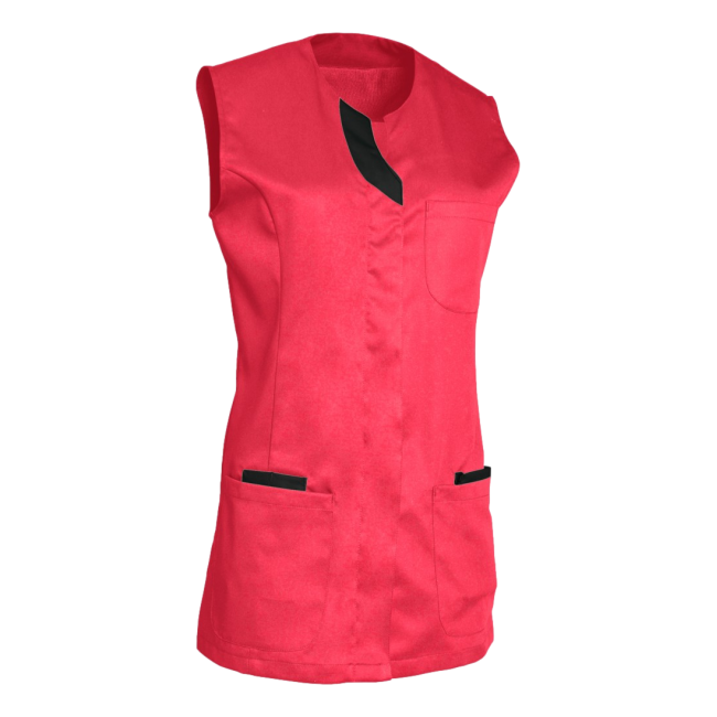 Tunique femme sans manches Lila Rose et noir - SNV