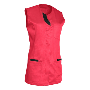Tunique femme sans manches Lila Rose et noir - SNV