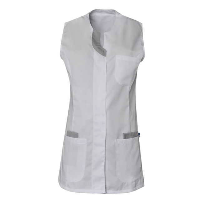 Tunique femme sans manches Lila blanc et gris - SNV