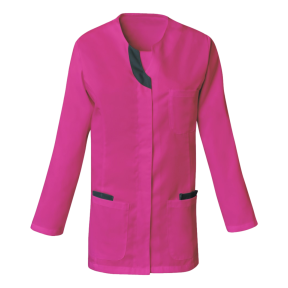 Tunique femme manches réglables Lila Rose et noir - SNV
