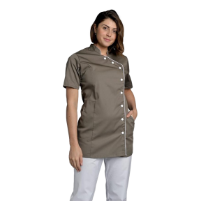 Dames tuniek korte mouwen Odile Taupe - SNV