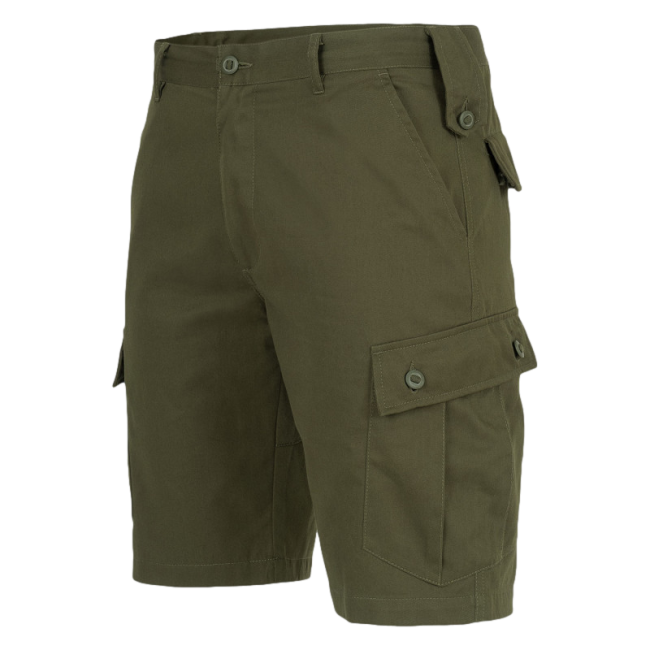 Bermuda multipoches homme Elite vert OD - Highlander