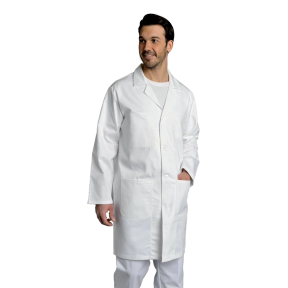 Blouse homme manches longues boutons Antoine Blanc - SNV