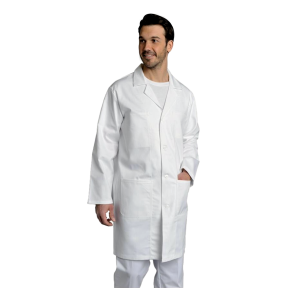 Blouse homme manches longues boutons Antoine Blanc - SNV